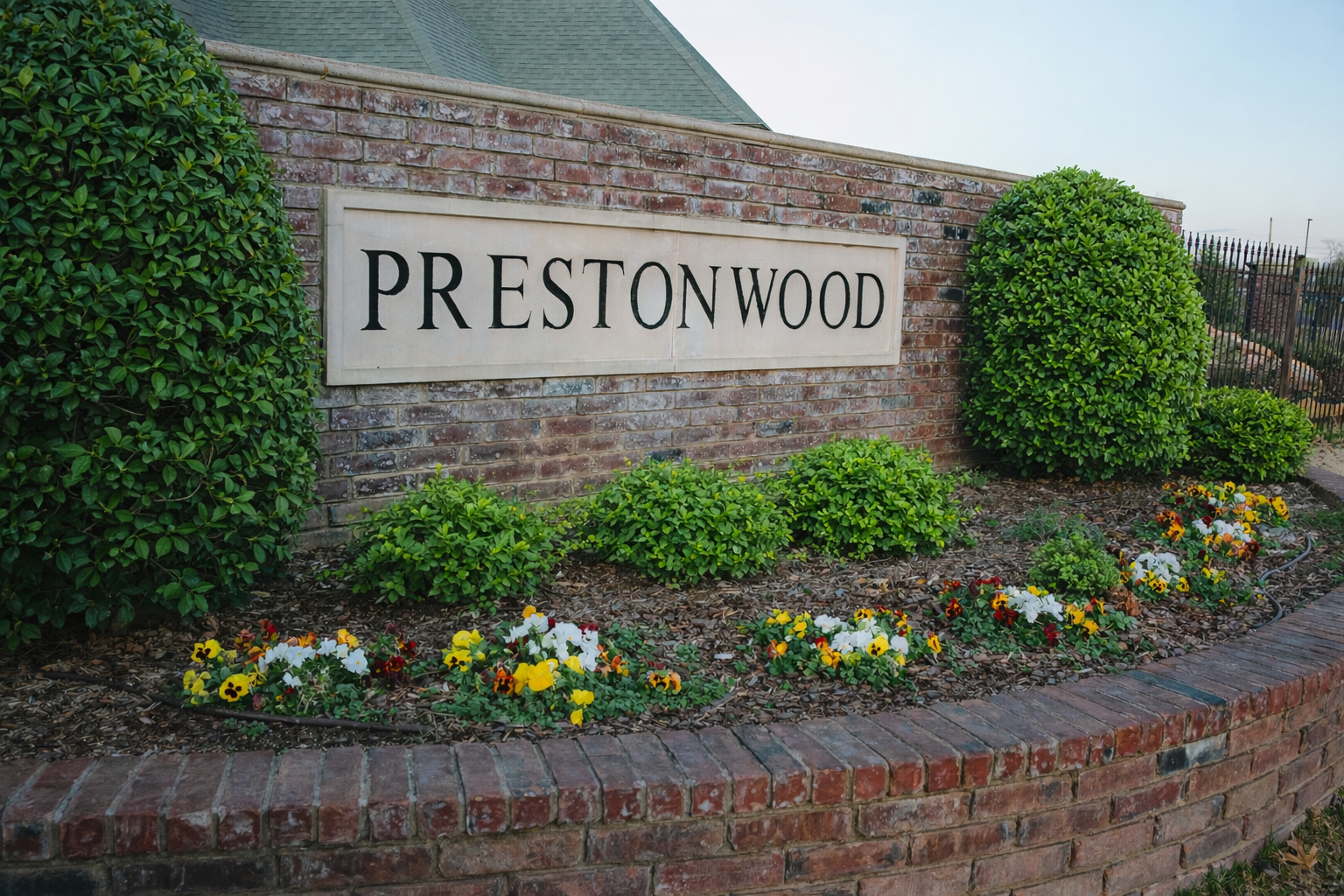 Prestonwood entrance, Durant Oklahoma